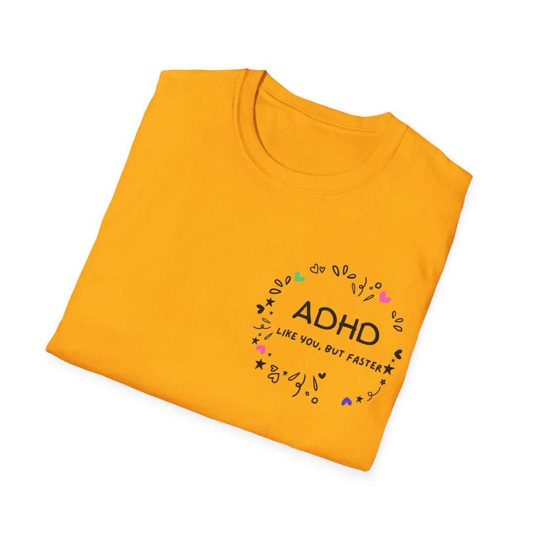 Attention Deficit Hyperactivity Disorder ADHD ADD Support Tshirt ...