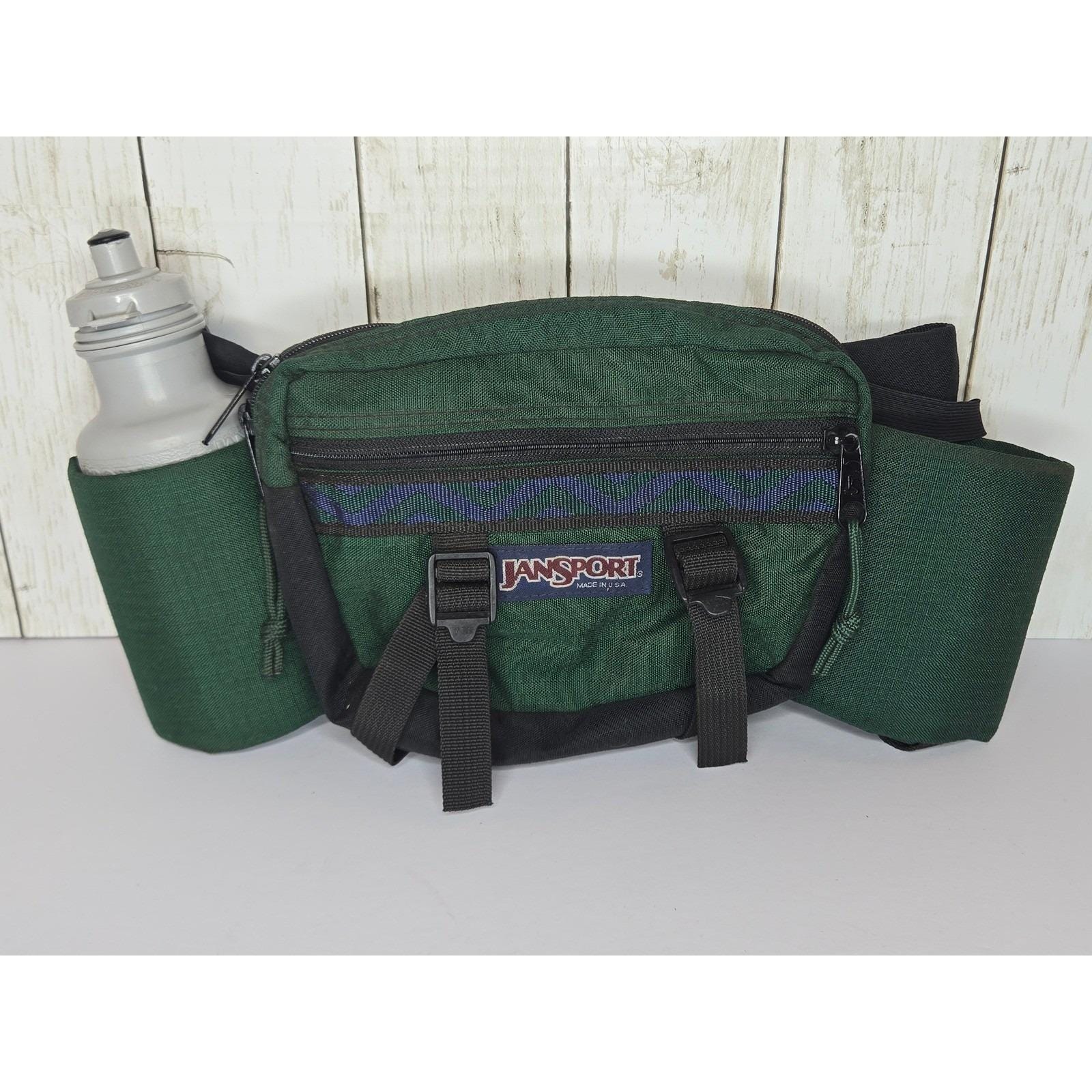 90s usa製 jansport nylon westbag Vintage JanSport Backpack Made In USA 90s Blue Hiking Sack Flap