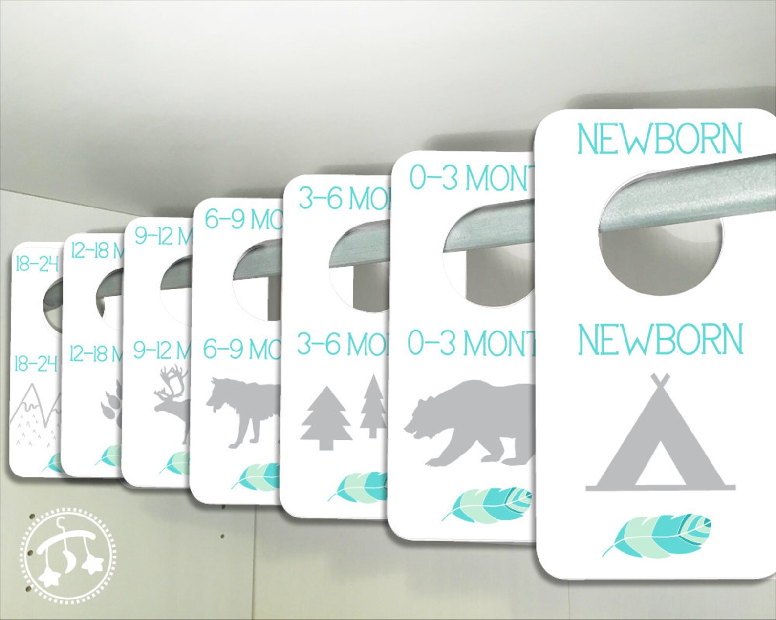 Baby Closet Dividers PRINTABLE Dividers DOWNLOADABLE Etsy UK