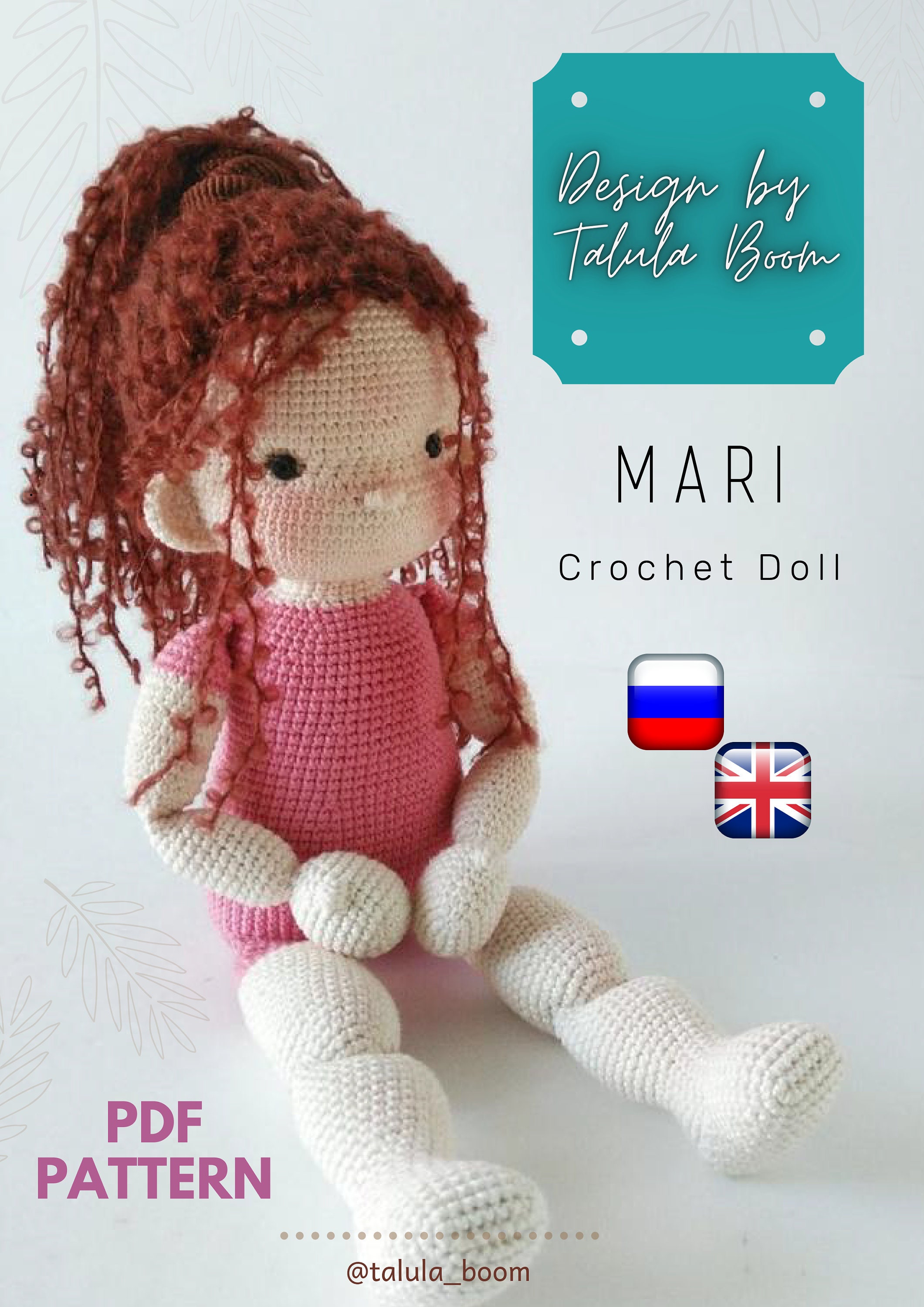 Doll Hoodie Crochet Pattern PDF Pattern MOTHERS day PDF Crochet Doll Pattern for 5 inch Doll,Crochet Baby Doll Pattern for Dress and Cape