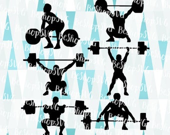 Download Lifting Weights Svg Etsy