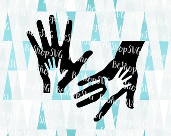 Reaching Hands SVG, Caring hands SVG, Helping hands Svg, Adult Kid arms hands Svg, Instant download, Eps - Dxf - Png - Svg