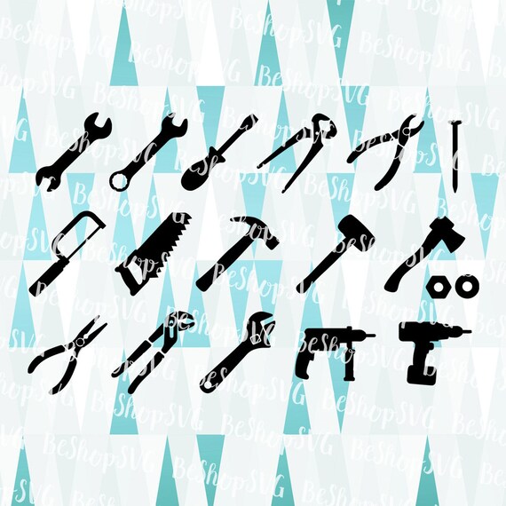 Download Construction tools SVG Mechanic tools SVG Hammer SVG Drill ...