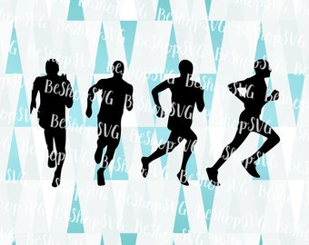 Runner silhouette SVG, Running man SVG, Runner SVG, Marathon Svg, Sport Svg, Instant download, Runner Clipart, Eps - Dxf - Png - Svg