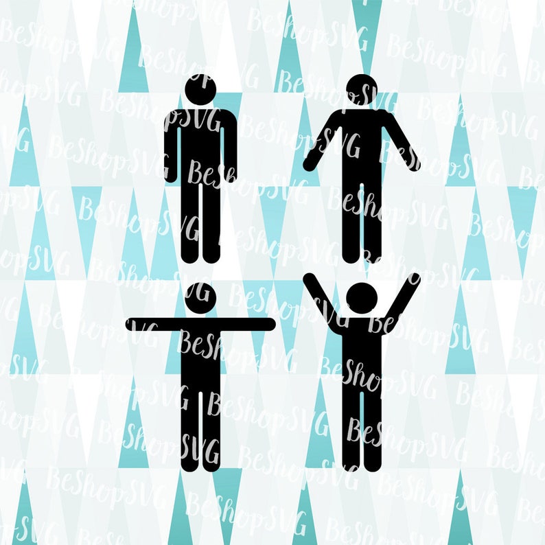 Download Stick figure SVG Men icon SVG Men figure Svg Human stick | Etsy