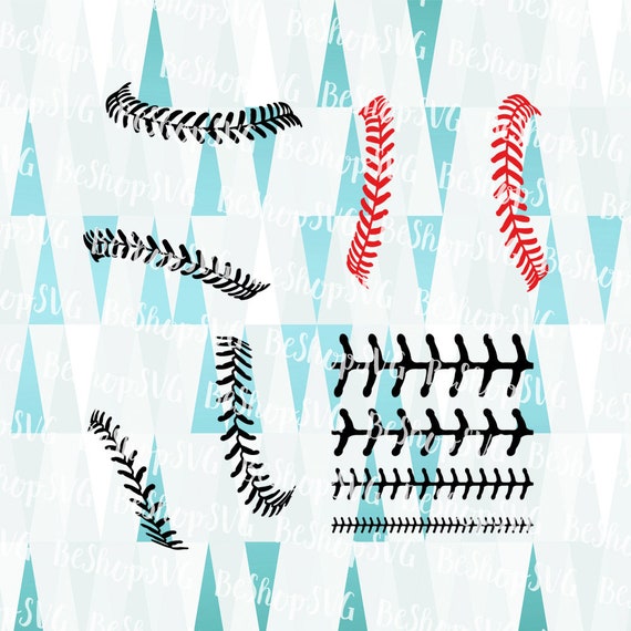 Baseball Stripes SVG Baseball Laces Svg Baseball Pattern - Etsy