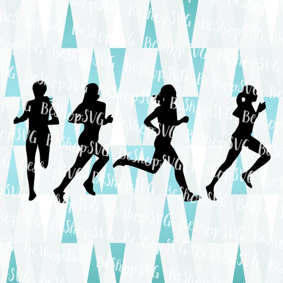 Download Runner Silhouette Svg Running Woman Svg Runner Svg Marathon Etsy