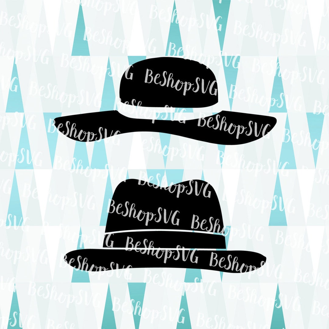 Hats SVG, Large Hat SVG, Women Hat SVG, Men Hat Svg, Fashion Svg