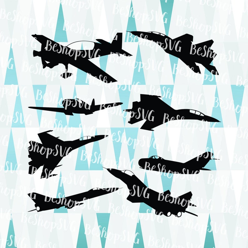 Download Military aircraft bundle SVG Military aircraft SVG ...