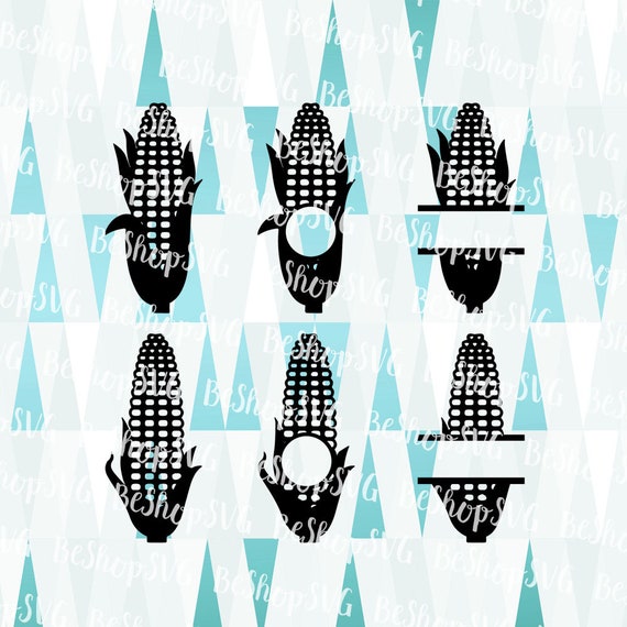 Download Monogram Frame Svg Bundle Svg Corn Svg Cricut Silhouette Etsy