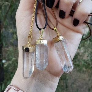 Crystal necklace for good energy hotsell