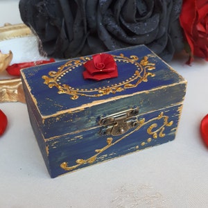 Beauty and the beast ring holder store
