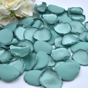 Eucalyptus Green Rose Petals Greenery Wedding Decorations Eucalyptus Wedding Decor Boho Wedding Decor Eucalyptus Green Flower Girl Petals