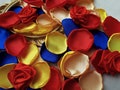 Beauty And The Beast Disney Yellow, Blue, Gold, Red Rose Petals Disney Wedding Decor Disney Birthday Party Disney Party Table Decorations