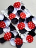 Mickey Mouse Black Red Rose Petals, White Rose Petals Disney Themed Wedding Flower Girl Basket Birthday Party Decorations Aisle Runner Decor 