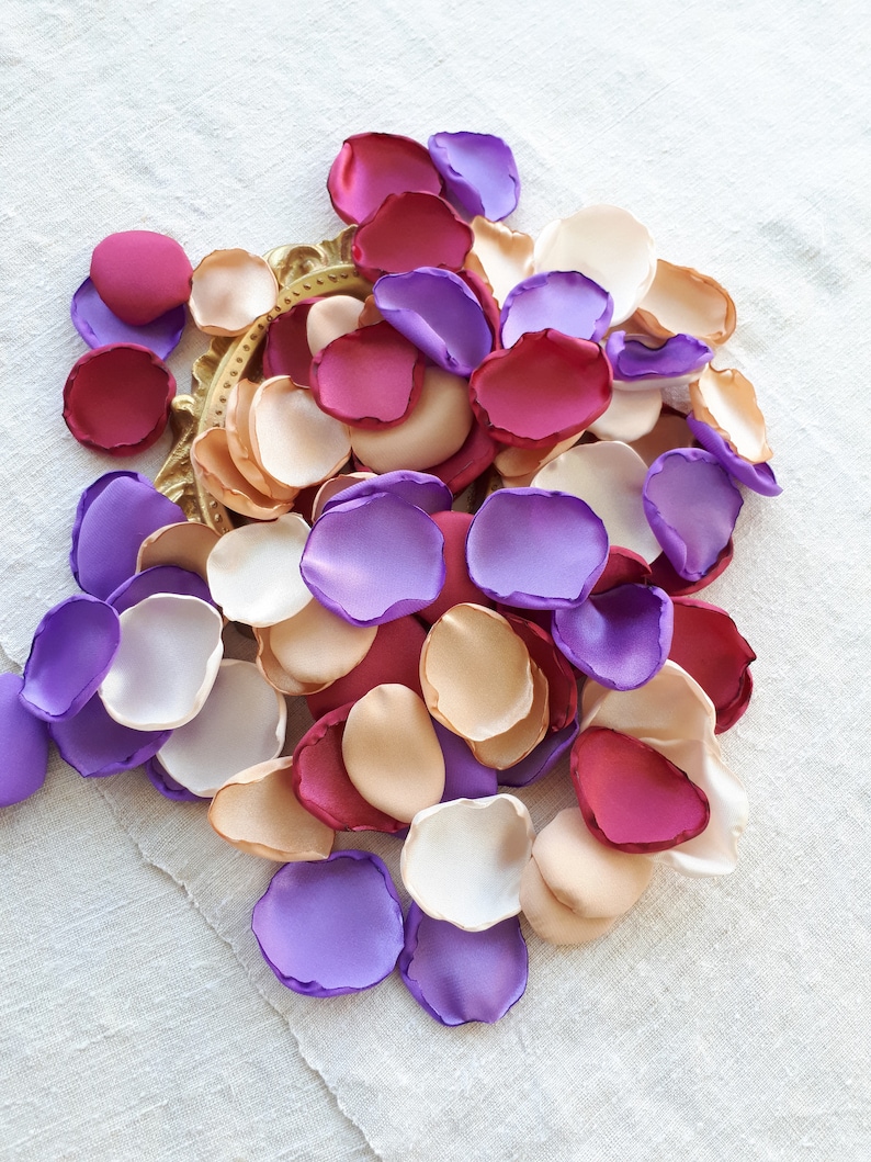 Aladdin And Jasmine Satin Rose Petals Handmade Satin Etsy