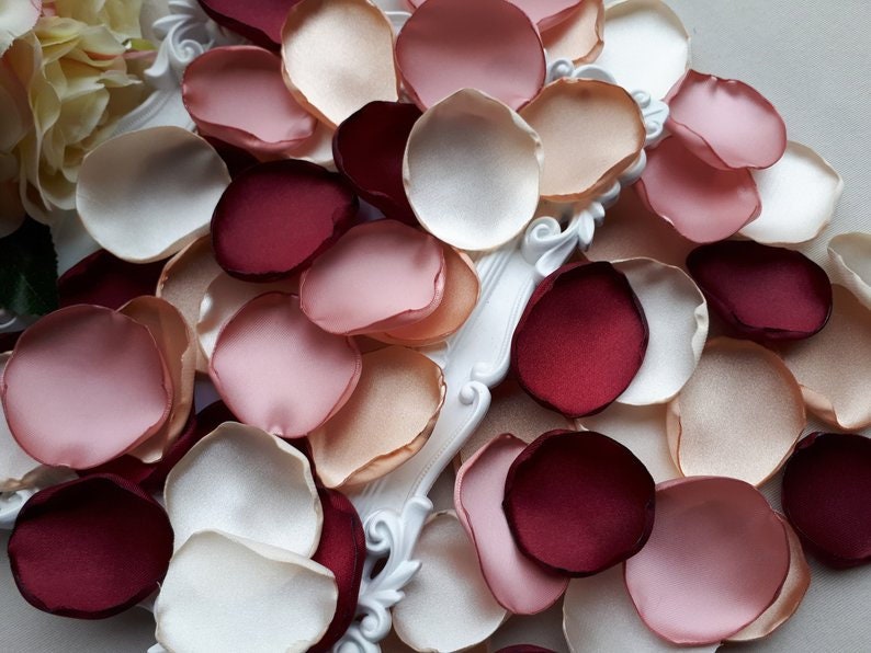 Rose Gold Petals Burgundy Rose Petals Champagne Petals Etsy Australia