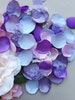 Purple Sky Blue Pink Dasty Lavander & Lace Hearts Satin Petals Spring Wedding Purple  Wedding Pastel Bridal Shower Pink and Purple Decor 