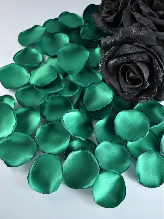 Emerald Green Rose Petals Emerald Flower Petals Emerald - Etsy