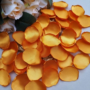 Burnt Orange Rose Petals Wedding Decorations Flower Girl Petals Burnt Aisle Runner Decor Fall Wedding Decor Orange Wedding Table Decor