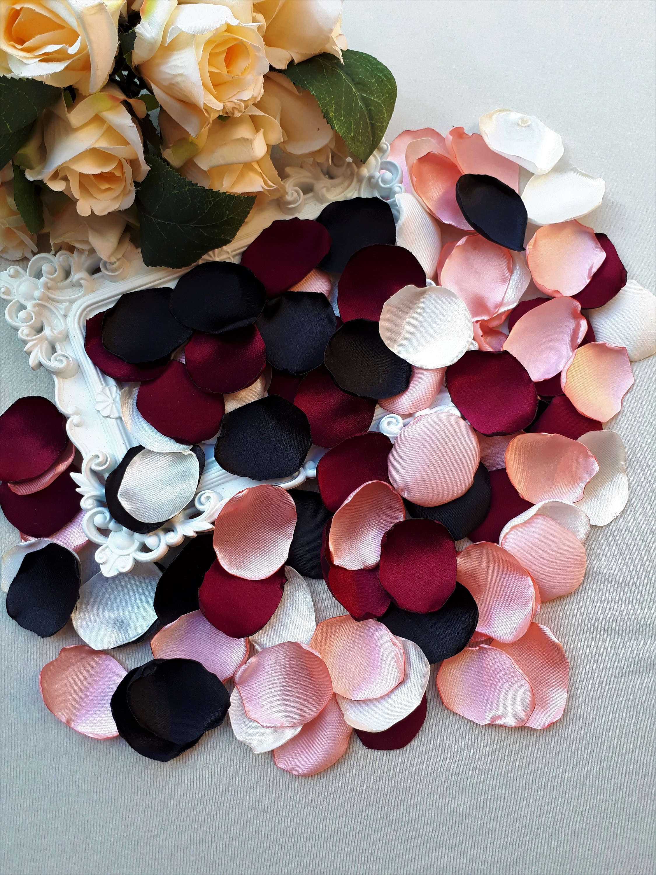 500Pc Wedding Rose Petals Decorations Artificial Flowers Girl Throwing DIY  Romantic Wedding Scenes Arrange Flower Decorative Supplies