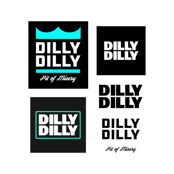 Dilly Dilly Svg Logo Svg Cut Files Svg Silhouette Studio Etsy
