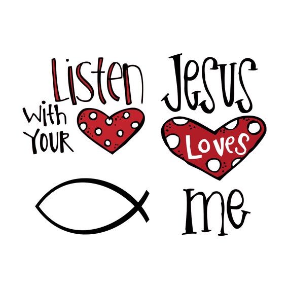 Christian Saying Svg Jesus Svg Jesus Loves Me Svg Christian Etsy