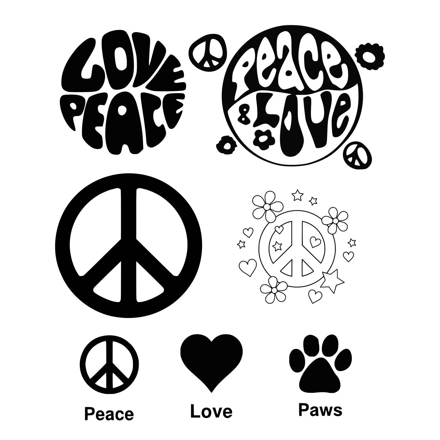 Free Free 349 Love Dog Paw Svg SVG PNG EPS DXF File