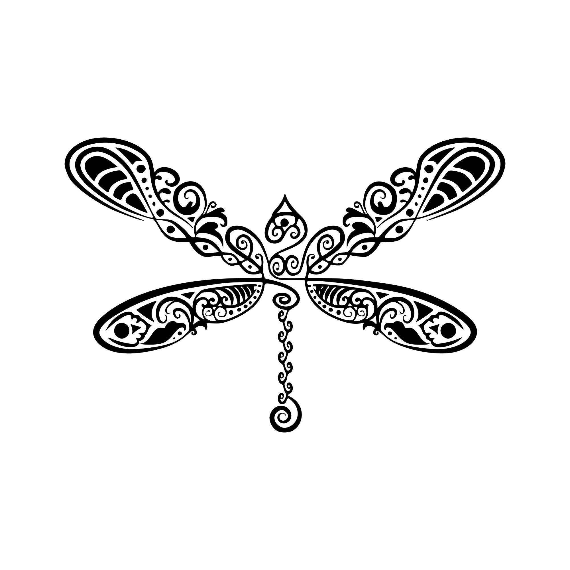 Download Dragonfly svg Dragonfly mandala svg Zentangle dragonfly svg | Etsy