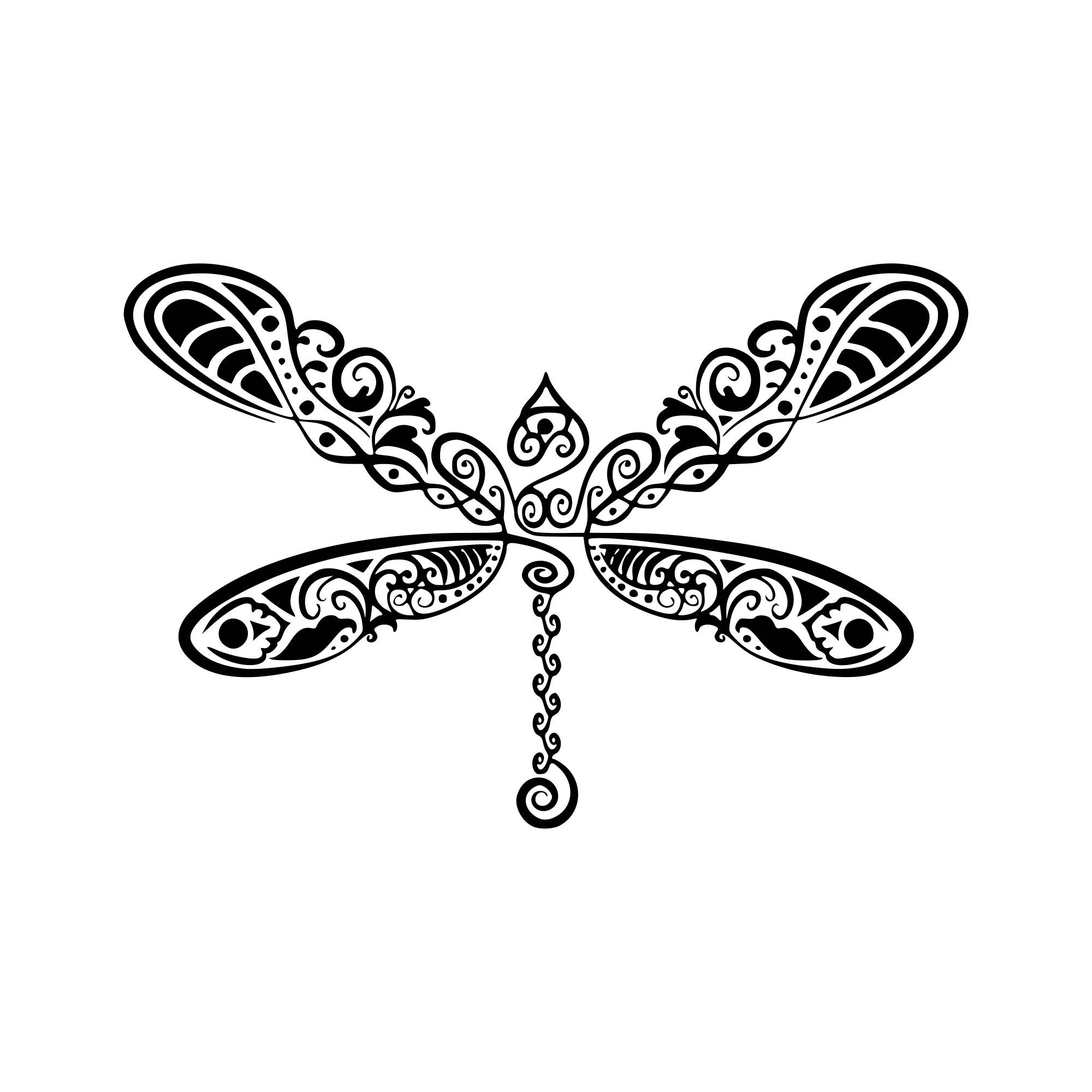 Download Dragonfly svg Dragonfly mandala svg Zentangle dragonfly svg | Etsy