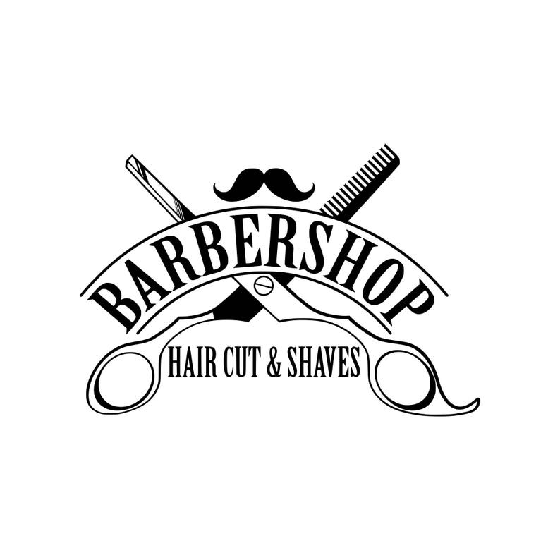 Barber svg Barber shop svg Hairdresser Svg Hair Salon Svg | Etsy