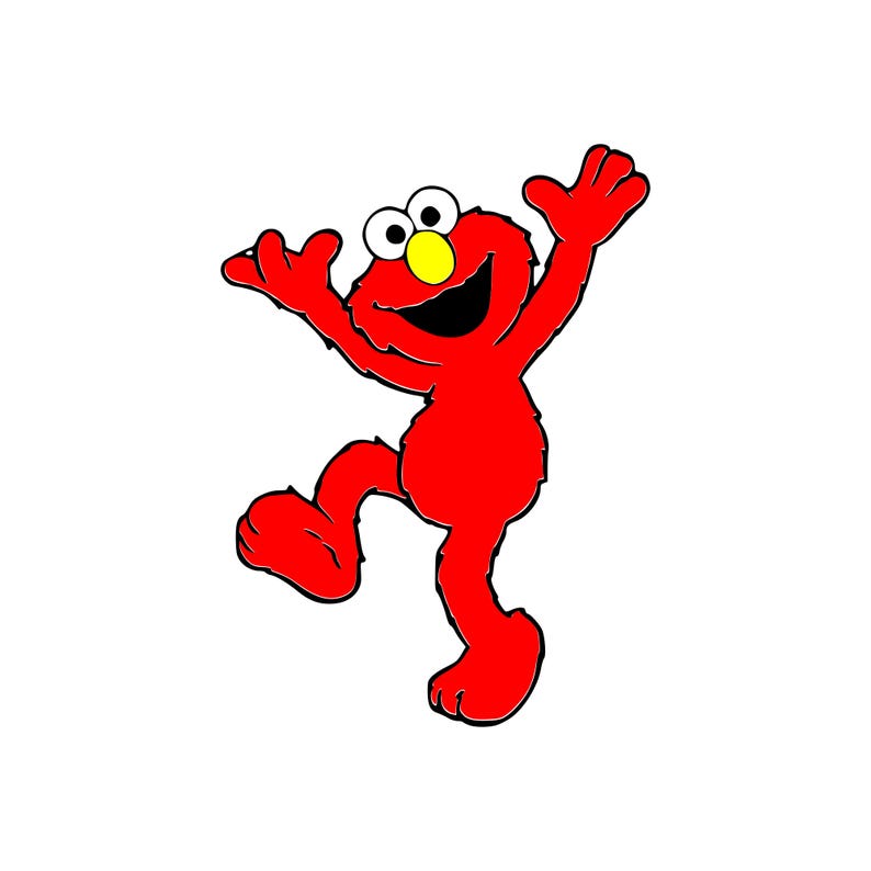 Sesame street svg Elmo svg Sesame stree Sign and Blank Sign image 2.