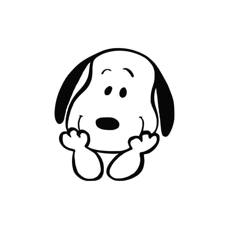 Download Snoopy svg Cartoon svg Cartoon dog Svg files for Cricut | Etsy