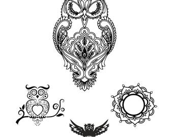 Free Free 339 Cricut Owl Mandala Svg SVG PNG EPS DXF File