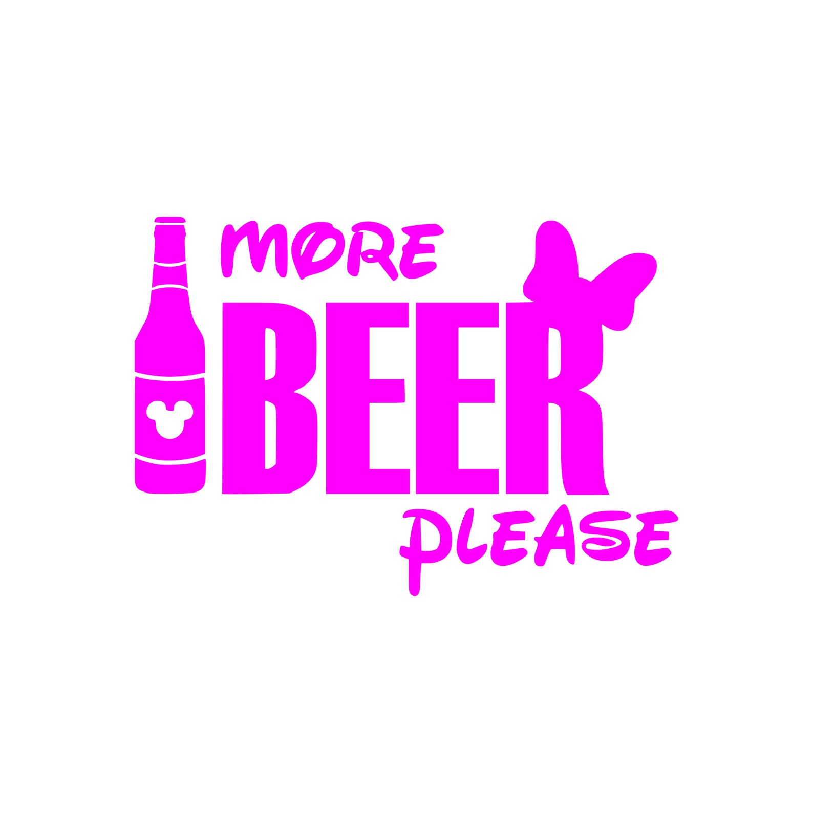 Beer svg Beer mickey mouse svg More beer please svg Beer Etsy