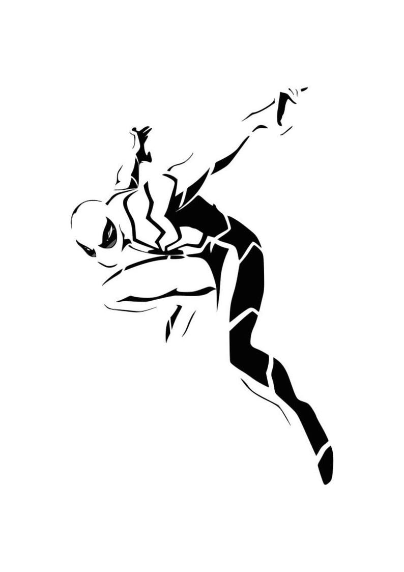 Download Spiderman svg clipart silhouette inspired by Spider man ...