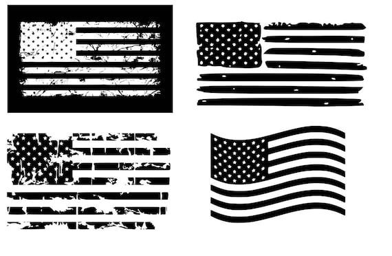 American Flag Svg Distressed American Flag Svg Usa Flag Svg Etsy