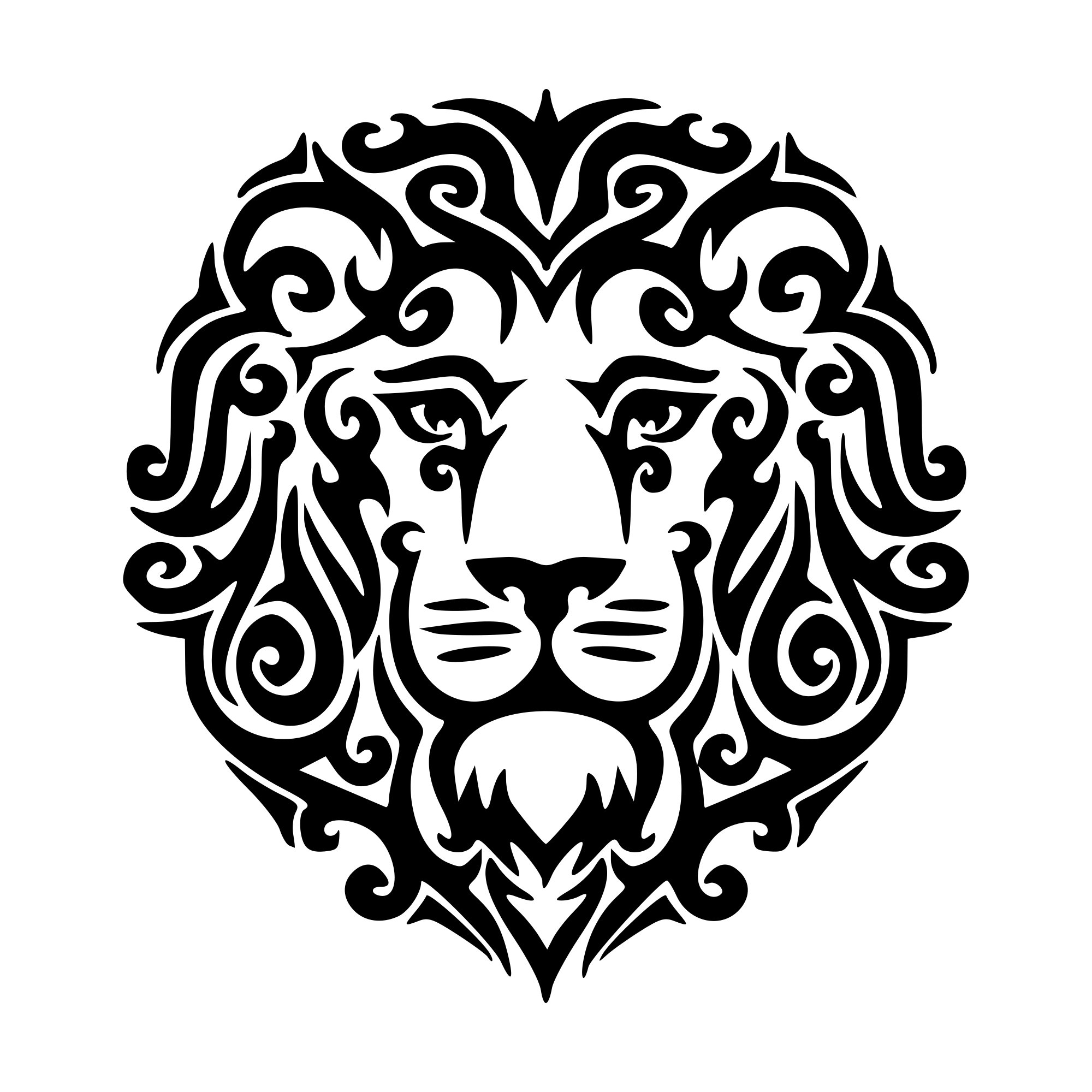 Free Free 142 Lion Head Lion Mandala Svg SVG PNG EPS DXF File