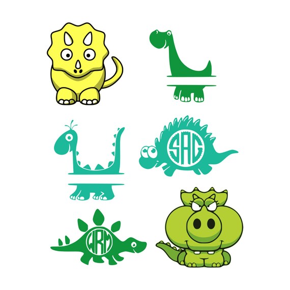 Download Dinosaur svg Dinosaur frame svg cut files monogram frame ...
