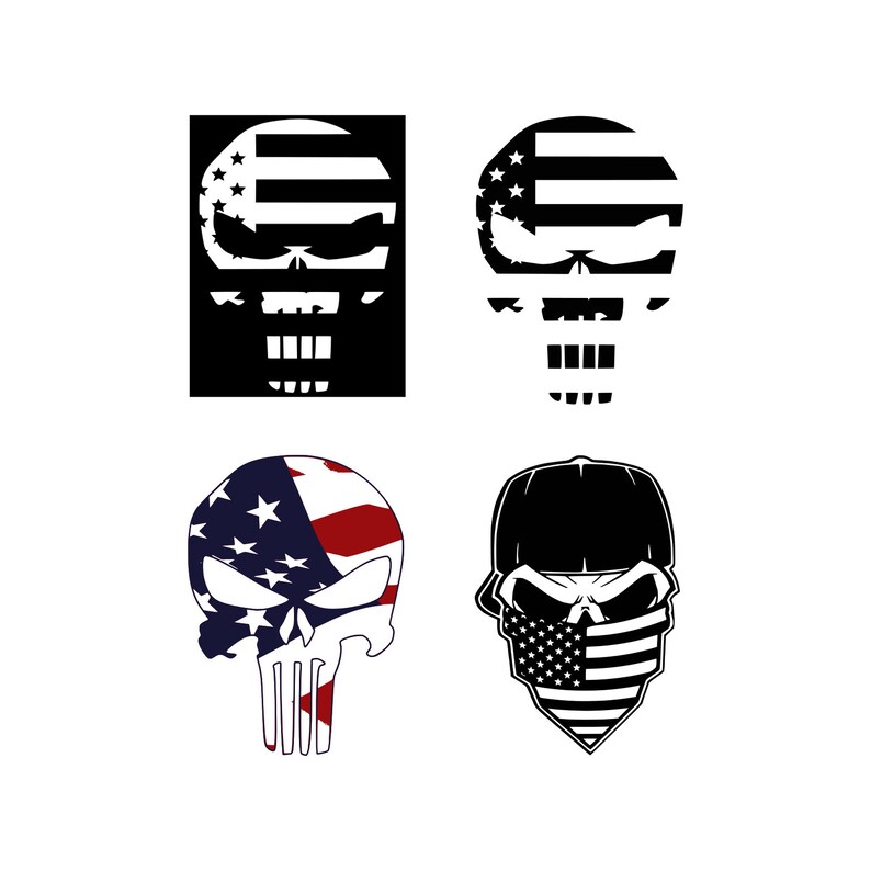 Download Punisher svg American Punisher svg Skull svg Sugar skull ...