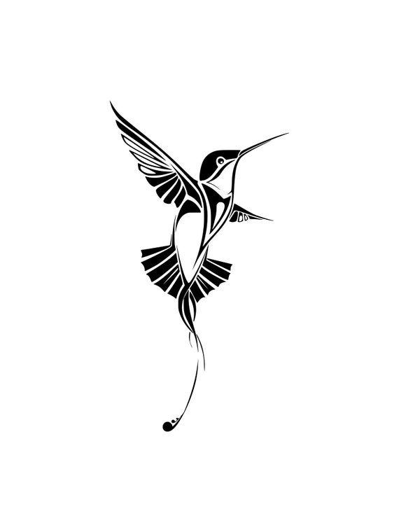 Download Watercolor Hummingbird Svg