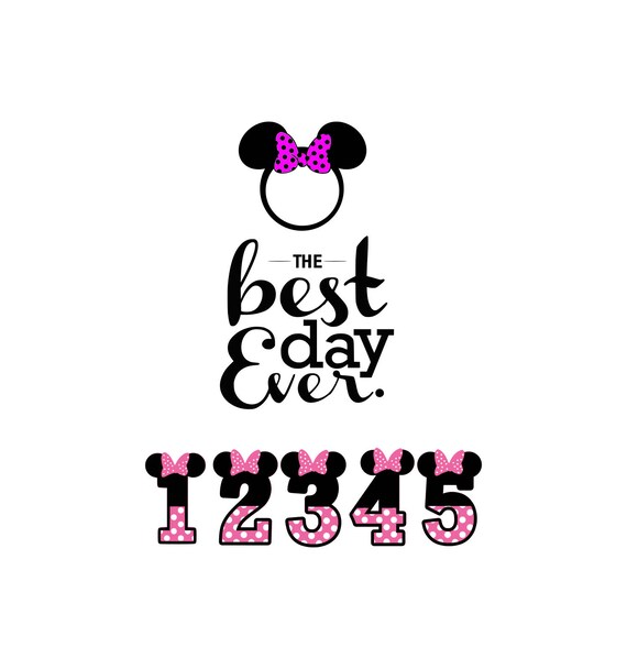 Download Best day ever svg Birthday svg Minnie mouse svg Disney ...
