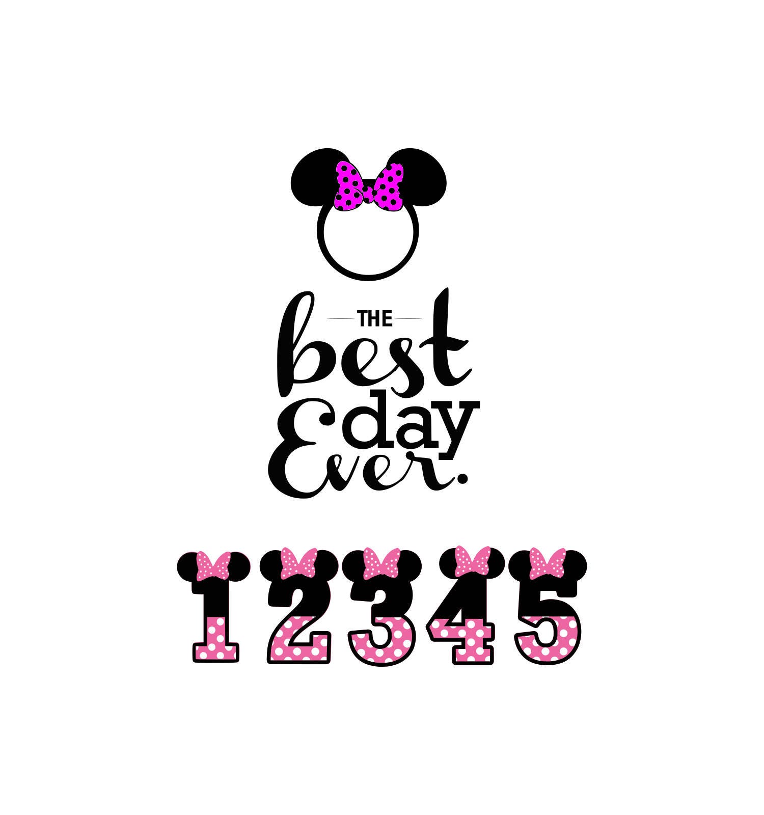 Download Best day ever svg Birthday svg Minnie mouse svg Disney ...