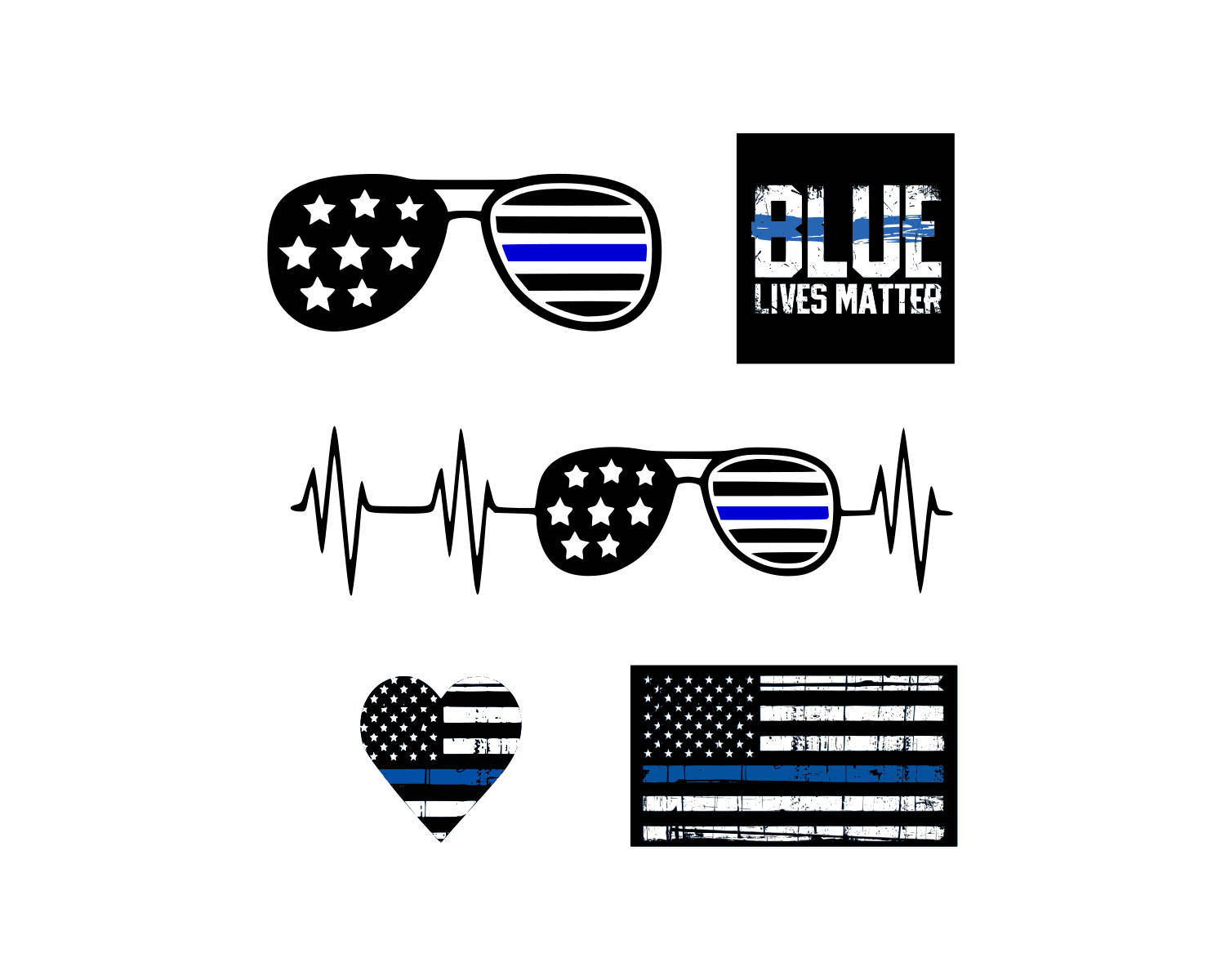 Download Blue Lives Matter svg Thin Blue Line svg Blue line svg ...