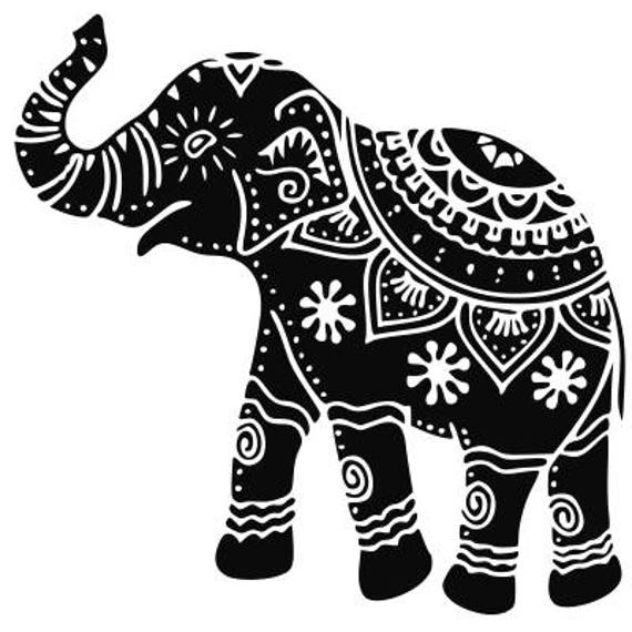 Ethnic Elephant SVG Mandala Elephant SVG Elephant SVG | Etsy