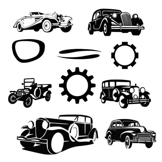 Download Retro Car Svg Old Car Svg Vintage Car Svg Frame Car Svg Etsy PSD Mockup Templates