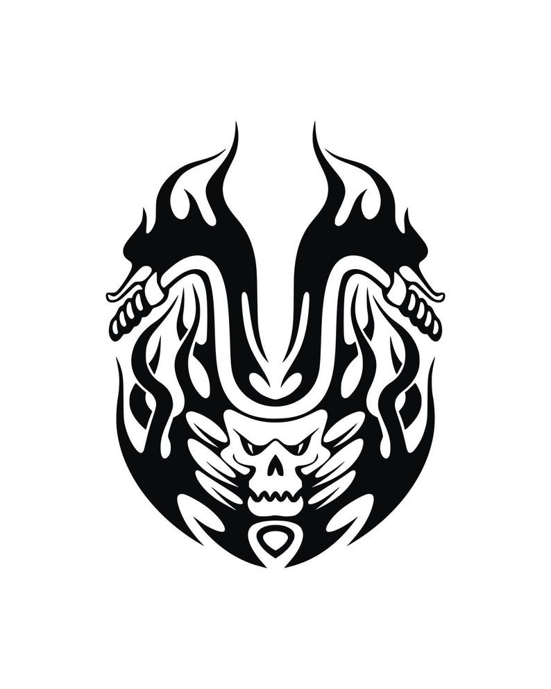 Download Motorcycle svg Skull monogram svg Motorcycle monogram svg | Etsy