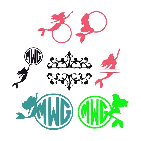 Free Free 348 Mermaid Initial Svg SVG PNG EPS DXF File