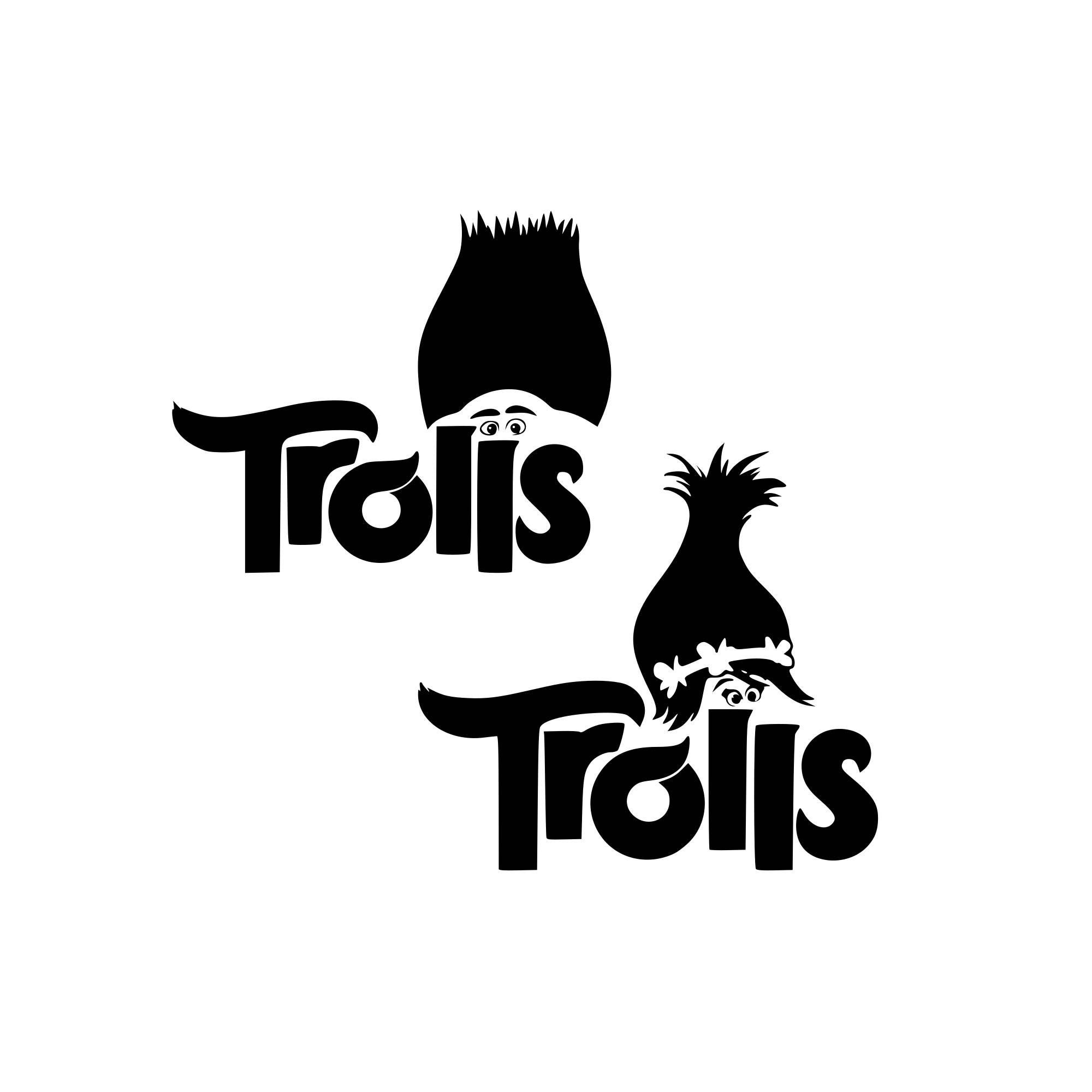 Trolls svg Troll hair svg Disney svg Disney World svg Cartoon | Etsy