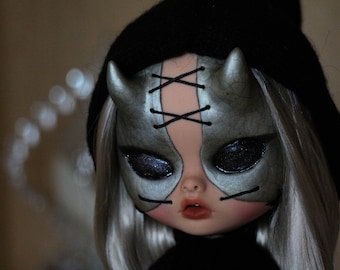 OOAK aangepaste Blythe pop "LAMIA", kunstpop, aangepaste Blythe pop, Blythe Custom, Blythe griezelige pop, Blythe horror pop, OOAK Blythe pop